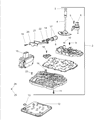 Dodge Magnum Automatic Transmission Filter Diagram - 52852913AB