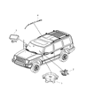 Jeep Commander Air Bag Diagram - 55315092AF