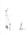 2020 Dodge Challenger Seat Belt Diagram - 1SG58DX9AJ