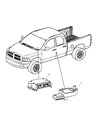 Dodge Ram 3500 Air Bag Control Module Diagram - 56043704AH
