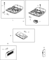 Jeep Renegade Dome Light Diagram - 6RZ43MS7AA