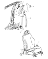 2012 Dodge Caliber Seat Belt Diagram - YD681DVAG