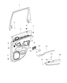 Jeep Grand Cherokee Armrest Diagram - 6CW40HL1AA