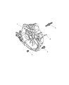 Chrysler Bellhousing Diagram - 5096103AA