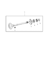 Jeep Wrangler Wheel Stud Diagram - 5011312AA