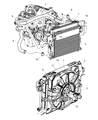 Jeep Fan Shroud Diagram - 5159121AC