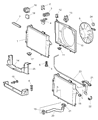 Chrysler Engine Cooling Fan Diagram - 5101095AA