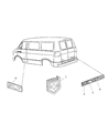 Dodge Durango Emblem Diagram - 55076512