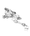 Dodge Viper Axle Shaft Diagram - 5038200AB