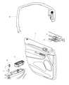Dodge Durango Door Lock Switch Diagram - 68086692AC