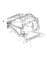 Dodge Ram 2500 Radiator Support Diagram - 55275694AK