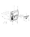 2015 Dodge Challenger Armrest Diagram - 5LE451XGAC