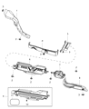 Ram C/V Exhaust Heat Shield Diagram - 5109597AC