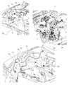 Ram Dakota A/C Hose Diagram - 55056371AH