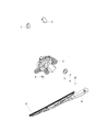 Ram Wiper Blade Diagram - 68428972AA
