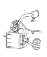 Dodge Intrepid Vapor Canister Diagram - 4891386AD