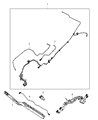 Jeep Brake Line Diagram - 5064856AC