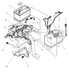 Dodge Durango Battery Cable Diagram - 56049537AA
