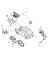 Jeep Renegade Car Speakers Diagram - 68507017AA