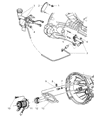 Dodge Ram 3500 Clutch Slave Cylinder Diagram - 5037518AA
