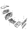 Ram Dash Panels Diagram - 68364248AD