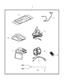 2015 Dodge Journey Antenna Diagram - 68189016AA
