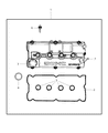 Jeep Wrangler PCV Valve Diagram - 4777240AD
