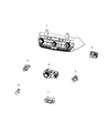 Dodge Durango A/C Switch Diagram - 68465681AA
