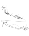 2006 Chrysler Pacifica Exhaust Pipe Diagram - 4880352AP