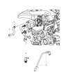 Chrysler PT Cruiser PCV Hose Diagram - 4884702AA