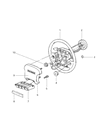 Dodge Ram 3500 Clock Spring Diagram - 56007627