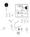 Chrysler Pacifica Ignition Lock Assembly Diagram - UF21XDVAA