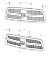 Ram Grille Diagram - 1SF681S2AA