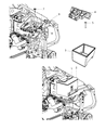 Jeep Compass Battery Tray Diagram - 5115730AH
