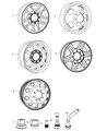 2012 Ram 3500 Spare Wheel Diagram - 1HL36AAAAA