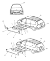 2000 Dodge Caravan Door Moldings Diagram - 4717236