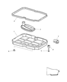Jeep Commander Oil Pan Gasket Diagram - 52108332AB