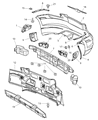 Chrysler Crossfire Bumper Diagram - 5159187AA