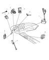 1999 Dodge Viper Clock Spring Diagram - 4848437
