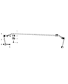 Jeep Wrangler Sway Bar Link Diagram - 52060011AB