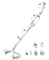 2012 Ram 1500 Catalytic Converter Diagram - 55398516AD
