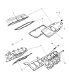 Dodge Intrepid Cylinder Head Bolts Diagram - 6504060