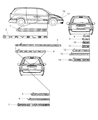 Dodge Caravan Emblem Diagram - 4725546AA