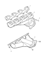 2006 Dodge Magnum Exhaust Manifold Diagram - 5037632AD