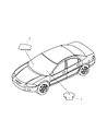2010 Chrysler Sebring Air Bag Diagram - 52029340AI