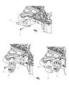 Dodge Magnum Engine Mount Bracket Diagram - 4578160AD