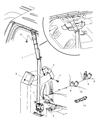 2011 Ram Dakota Seat Belt Diagram - 5HQ291J3AB