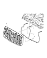 2006 Dodge Dakota Grille Diagram - 55077608AA