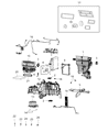 Ram Heater Core Diagram - 68395988AB