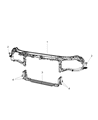2015 Dodge Challenger Front Cross-Member Diagram - 68174972AB